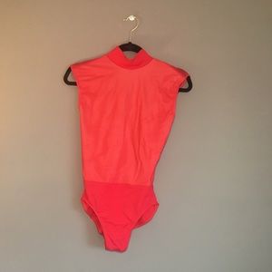 Red leotard medium